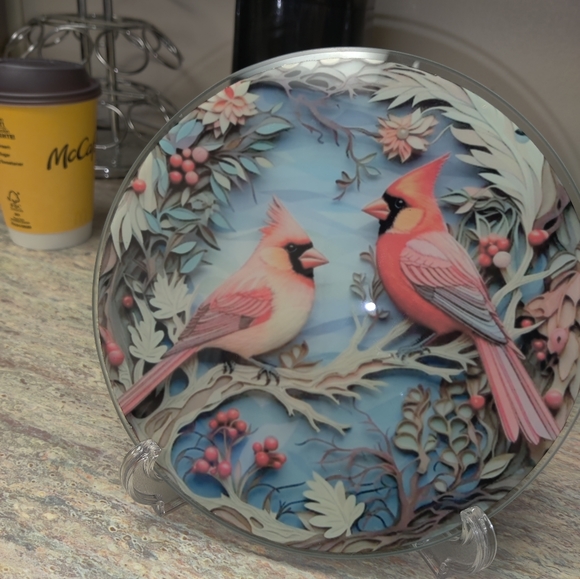 Cardinals cutting board - Picture 2 of 5